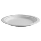 SUGARCANE COMPOSTABLE DINNER PLATE 230MM WHITE PACK 125