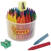 JOVI TRIWAX CRAYONS ASSORTED COLOURS BOX 72