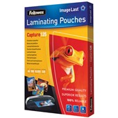 LAMINATING POUCH FELLOWES A4 125MIC PACK 100