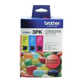 BROTHER LC40CL3PK INK CARTRIDGE VALUE PACK CYANMAGENTAYELLOW