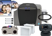 FARGO HID DTC1250E ID CARD PRINTER DIRECTTOCARD