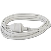 SANSAI POWER CABLE EXTENSION LEAD 7M WHITE