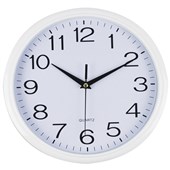 ITALPLAST WALL CLOCK 300MM WHITE