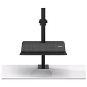 FELLOWES LOTUS VE SIT STAND WORKSTATION SINGLE MONITOR 737 X 724MM BLACK