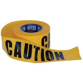 PROCHOICE WARNING TAPE CAUTION W75MM X L100M YELLOW AND BLACK