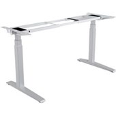 FELLOWES LEVADO HEIGHT ADJUSTABLE DESK BASE ONLY SILVER