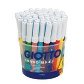 GIOTTO TURBO MAXI FELT TIP MARKERS PACK 48