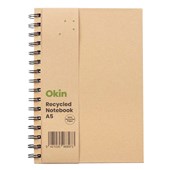 OKIN ECO SPIRAL HARDCOVER NOTEBOOK A5