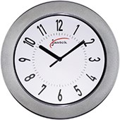 JASTEK WALL CLOCK 250MM SILVER