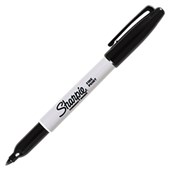 SHARPIE PERMANENT MARKER FINE BULLET 10MM BLACK