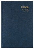 COLLINS NOTEBOOK 7MM RULED HARD COVER A5 144 LEAF BLUE