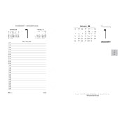 COLLINS DESK CALENDAR REFILL 13E W145 X L95MM EVEN YEAR