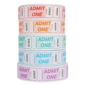 CROXLEY RAFFLECHECK TICKET ADMIT ONE ROLL 1000