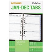 DEBDEN DAYPLANNER DESK EDITION REFILL TABS JANDEC