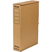 ESSELTE STORAGE CARTON FOOLSCAP W260 X H390 X D80MM KRAFT