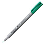 STAEDTLER 316 LUMOCOLOR NONPERMANENT MARKER FINE 06MM GREEN