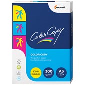 MONDI COLOR COPY PRESENTATION PAPER A3 300GSM WHITE PACK 125 SHEETS