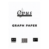 OPUS C022Y GRAPH PAPER PAD 5MM A4 50 LEAF