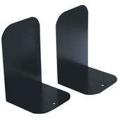 ESSELTE ELEMENTS METAL BOOKENDS BLACK