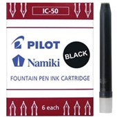 FOUNTAIN PEN REFILL PILOT MR1 BLACK PKT6