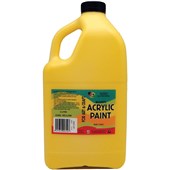 5 STAR NZACRYL ACRYLIC PAINT 2L COOL YELLOW