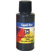 5 STAR LIQUID DYE CONCENTRATE 50ML YELLOW OCHRE