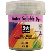 5 STAR POWDERED DYE WATER SOLUBLE 30G BLUE