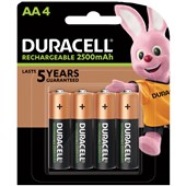 DURACELL RECHARGEABLE AA BATTERY PACK 4