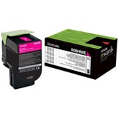 LEXMARK 80C8HM0 808HM TONER CARTRIDGE HIGH YIELD MAGENTA