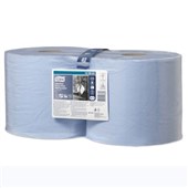 TORK 130081 W1 PAPER TOWEL WIPING PAPER INDUSTRIAL HEAVY DUTY COMBI ROLL 3 PLY W235MM X L119M BLUE CTN 2