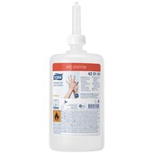 TORK 420101 S1 HAND SANITISER MOISTURISING WITH ALCOHOL CARTRIDGE 1 LITRE