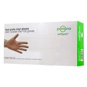 SELFGARD DISPOSABLE GLOVE VINYL POWDER FREE FOOD GRADE XL BOX 100