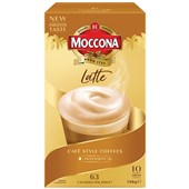 MOCCONA CLASSIC INSTANT COFFEE SACHET 15G LATTE BOX 10