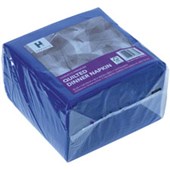 HARVEYS PREMIUM NAPKIN DINNER QUILTED 400 X 400MM BLUE PACK 100