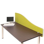 MODULINK CONTOUR PARTITION CLAMP ON UPHOLSTERED W1600 X H300600MM