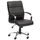 KNIGHT MONZA EXECUTIVE CHAIR MIDBACK PU LEATHER BLACK