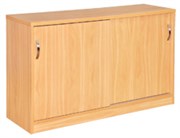 EKO CREDENZA 2 SLIDING DOOR W1200 X D350 X H730MM TAWA