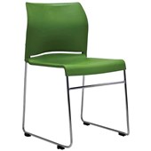 BURO ENVY VISITOR CHAIR SLED BASE GREEN