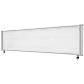 BOYD VISUALS PARTITION DESK MOUNTED POLYCARBONATE W1760 X H450MM FROSTED