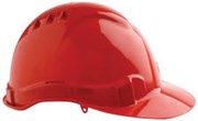 PROCHOICE HARD HAT HHV6 6 VENT 6 POINT PUSHLOCK HARNESS RED