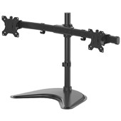 FELLOWES PROFESSIONAL SERIES MONITOR ARM DUAL HORIZONTAL SURFACE MOUNT BLACK