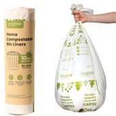 ECOPACK BIN LINERS COMPOSTABLE 80L ROLL 10