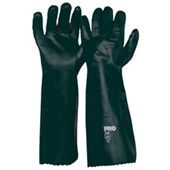 PROCHOICE SAFETY GLOVES DOUBLE DIPPED PVC LONG 45CM GREEN