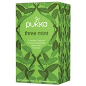 PUKKA ORGANIC TEA BAGS THREE MINT PACK 20