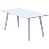 MODELLA II TABLE W1500 X D750 X H720MM WHITE FRAME SNOWDRIFT