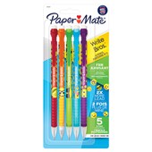 PAPERMATE WRITE BROS MECHANICAL PENCIL FUN DESIGN 07MM PACK 5