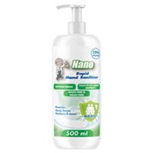 NANO HAND SANITISER ALCOHOL HAND PUMP 500ML