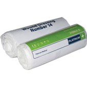 PLATINUM WOUND DRESSING WITH ABSORBENT PAD MEDIUM 120 X 120MM NO14 WHITE