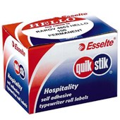 QUIK STIK OV4863 LABEL PRINTED REMOVABLE DISPENSER PACK W48 X L63MM BOX 100