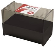 ESSELTE SWS CARD FILE BOX 127 X 203MM BLACK